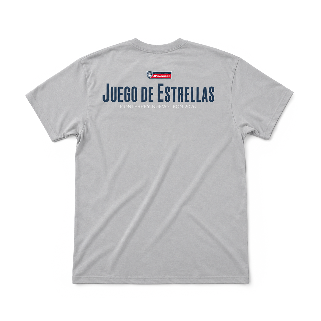 Playera Juego de Estrellas Unisex 2026 Gray Edition