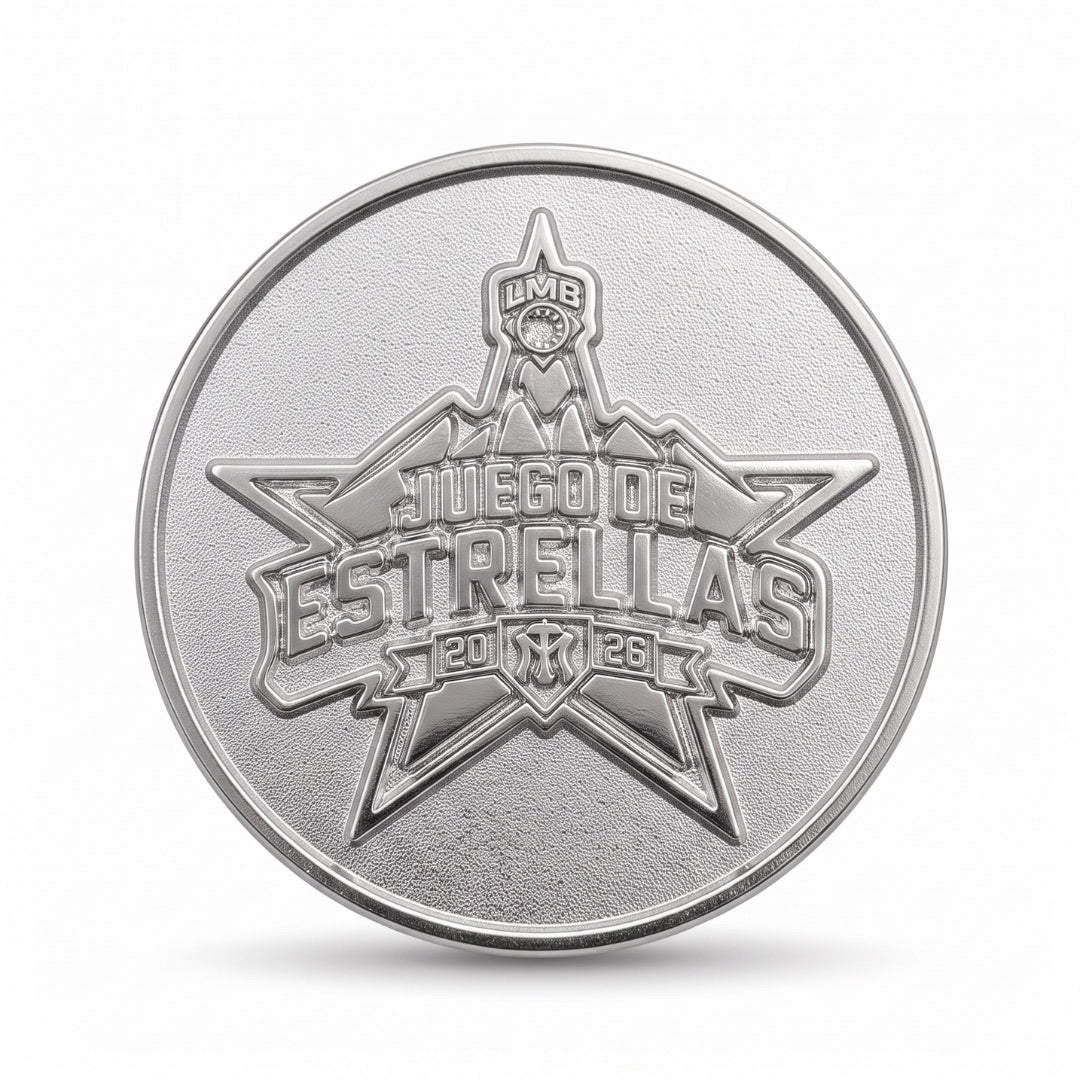 🎁 Pin Metálico Juego de Estrellas LMB Banorte 2026 - Plateado (100% off)