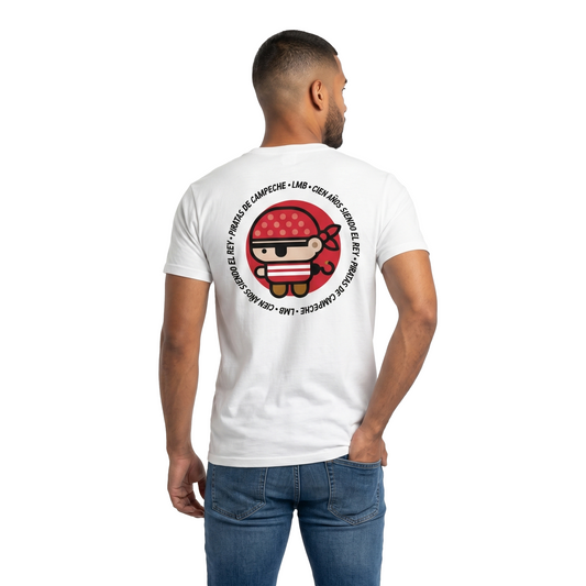 Playera Emoji Unisex Piratas de Campeche: Edición LMB 100 años
