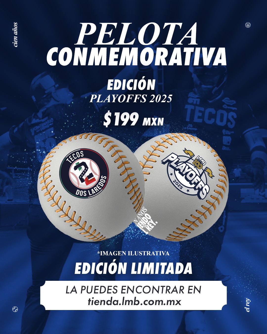 Pelota Conmemorativa Playoffs / Tecos de los Dos Laredos