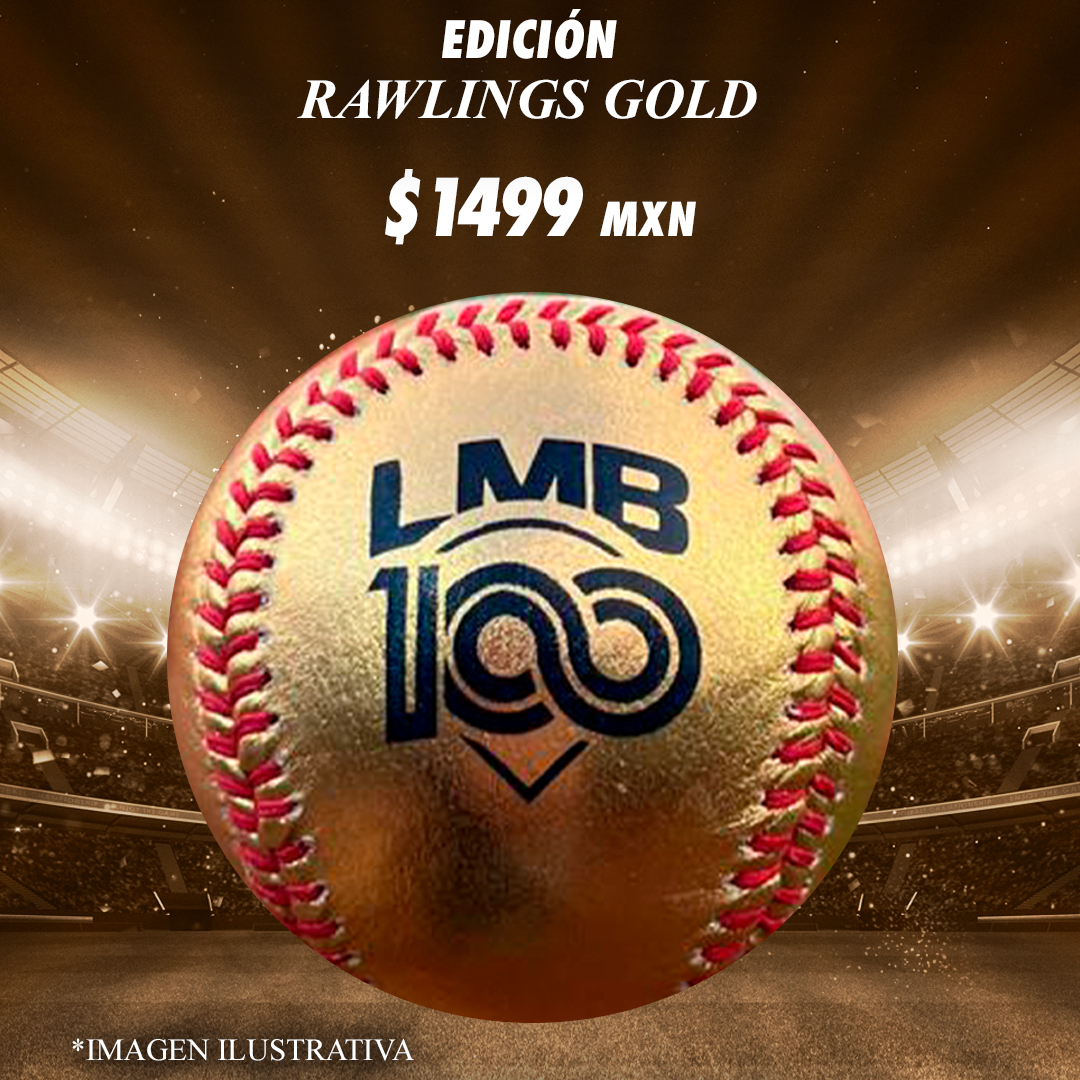 Pelota Conmemorativa Rawlings Gold / LMB 100 años