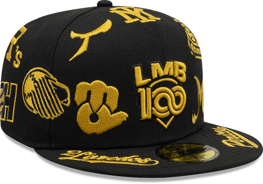 Gorra - 59fifty Juego de Estrellas LMB LOGOS RETRO DORADOS 2025