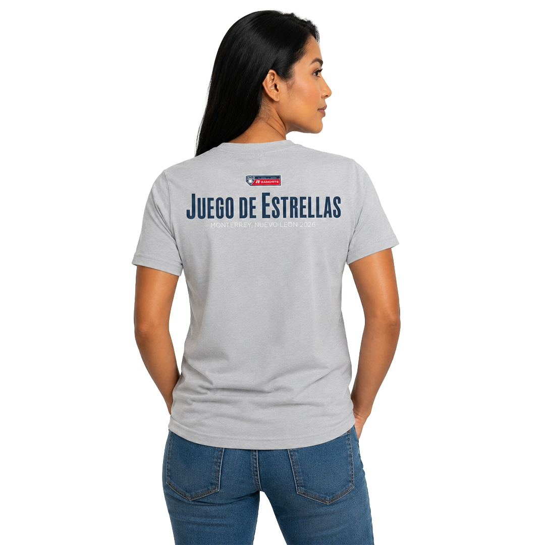 Playera Juego de Estrellas Unisex 2026 Gray Edition