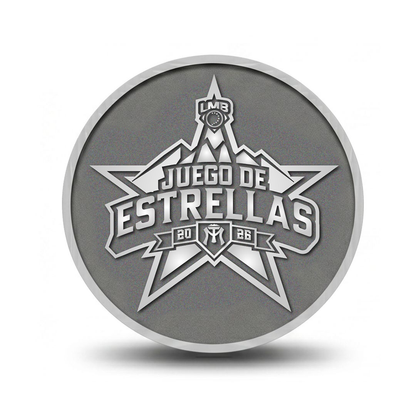 Pin Metálico Juego de Estrellas LMB Banorte 2026 - Plateado