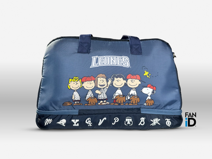 MALETA LMB 100 AÑOS X PEANUTS - LEONES DE YUCATAN