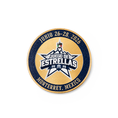 Moneda Conmemorativa Juego de Estrellas LMB Banorte 2026 – Edición Color Premium