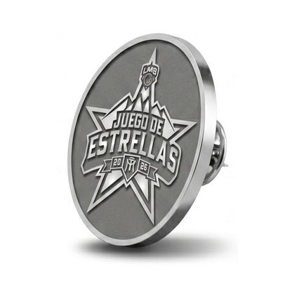 Pin Metálico Juego de Estrellas LMB Banorte 2026 - Plateado