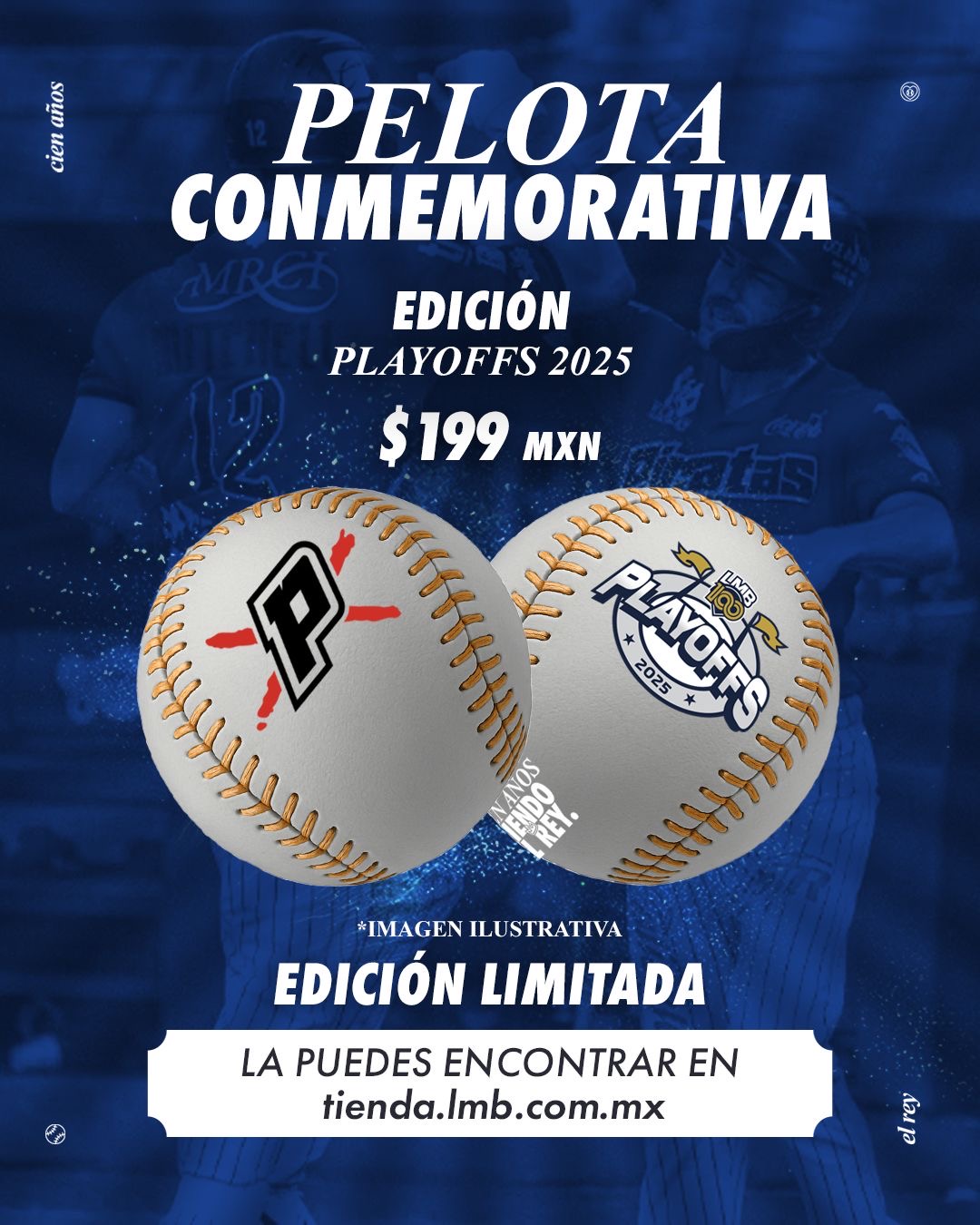 Pelota Conmemorativa Playoffs 2025 /  Piratas de Campeche