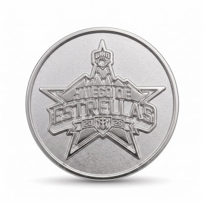 Pin Metálico Juego de Estrellas LMB Banorte 2026 - Plateado