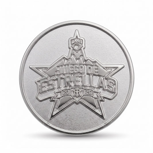 Pin Metálico Juego de Estrellas LMB Banorte 2026 - Plateado