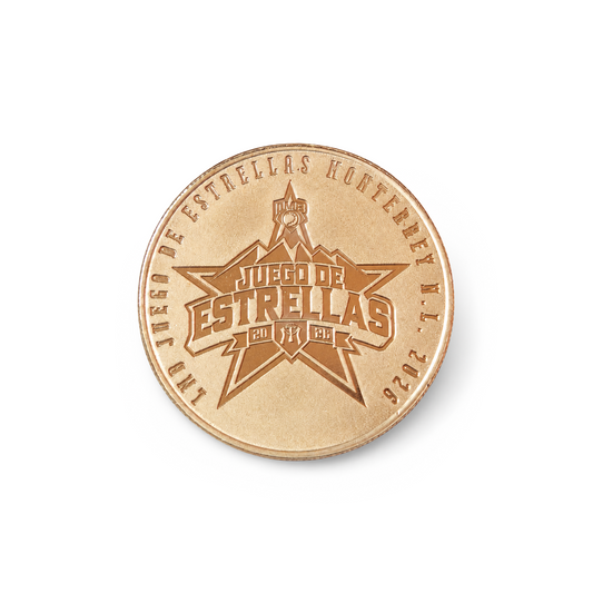 Moneda Conmemorativa Juego de Estrellas LMB Banorte 2026 – Edición Bronce Clásica