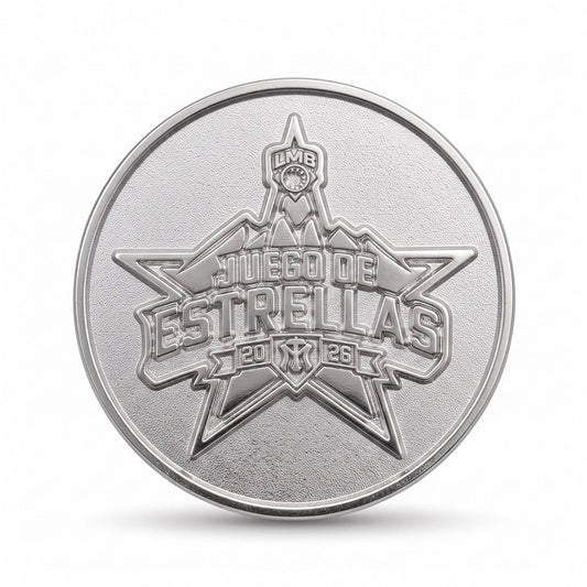 🎁 Pin Metálico Juego de Estrellas LMB Banorte 2026 - Plateado (100% off)