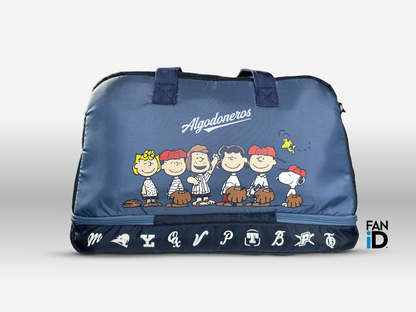 MALETA LMB 100 AÑOS X PEANUTS -  ALGODONEROS DE UNION LAGUNA