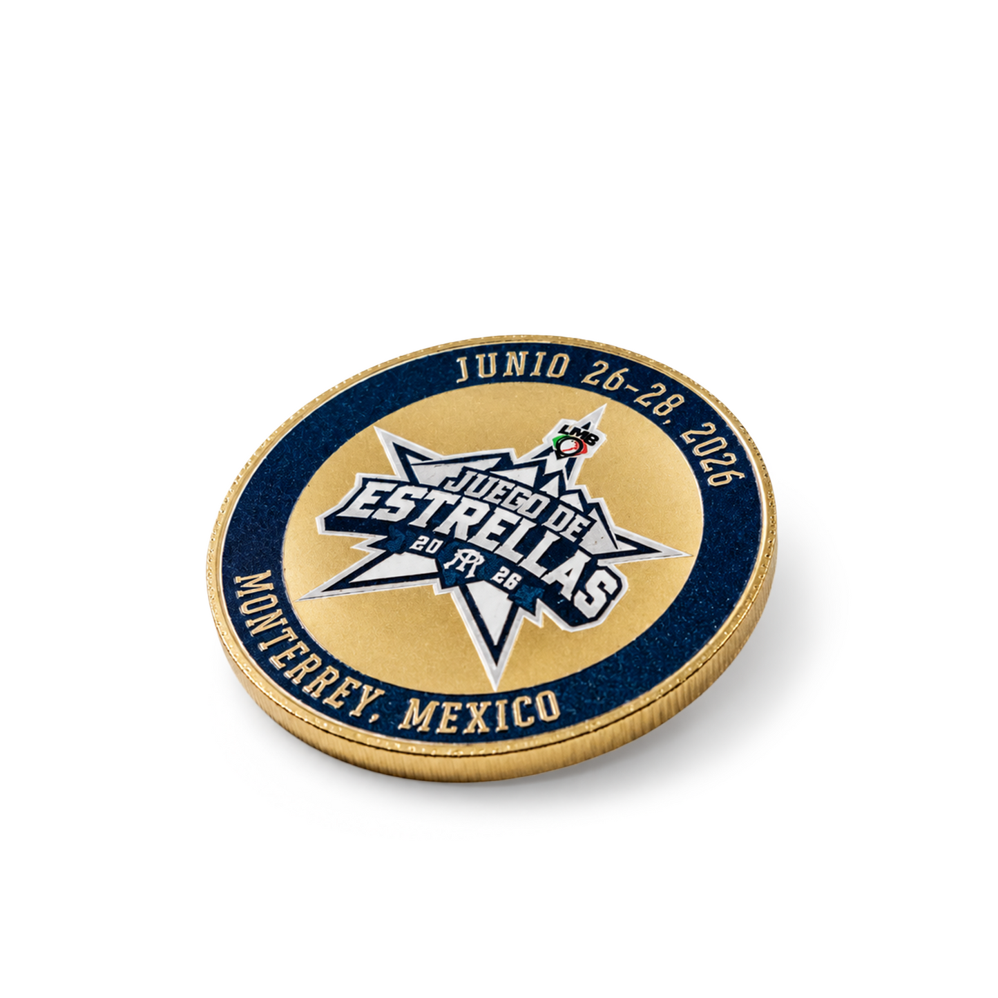 Moneda Conmemorativa Juego de Estrellas LMB Banorte 2026 – Edición Color Premium