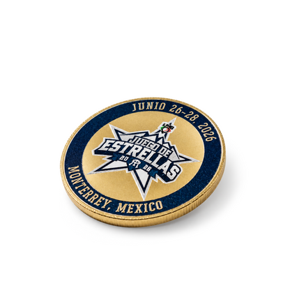Moneda Conmemorativa Juego de Estrellas LMB Banorte 2026 – Edición Color Premium