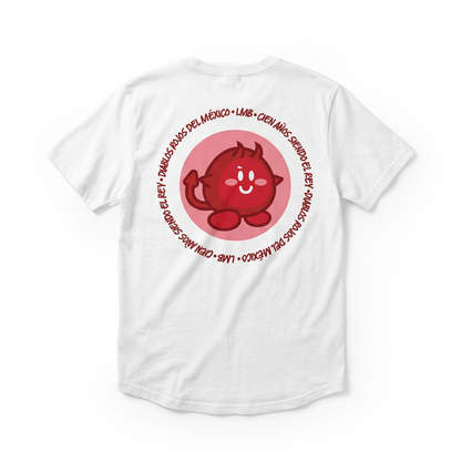 Playera Emoji Unisex  Diablos Rojos del México: Edición LMB 100 años