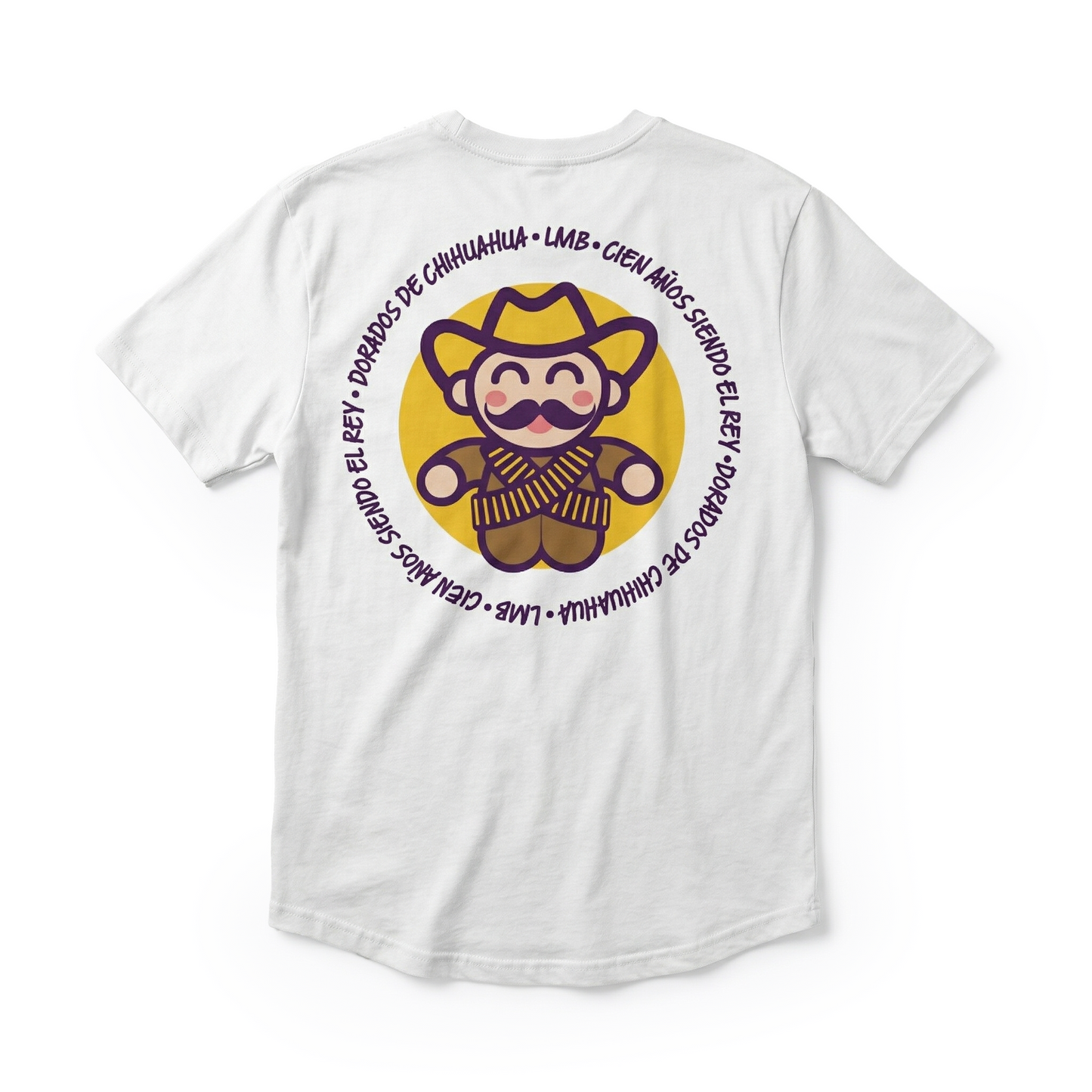 Playera Emoji Unisex  Dorados de Chihuahua: Edición LMB 100 años