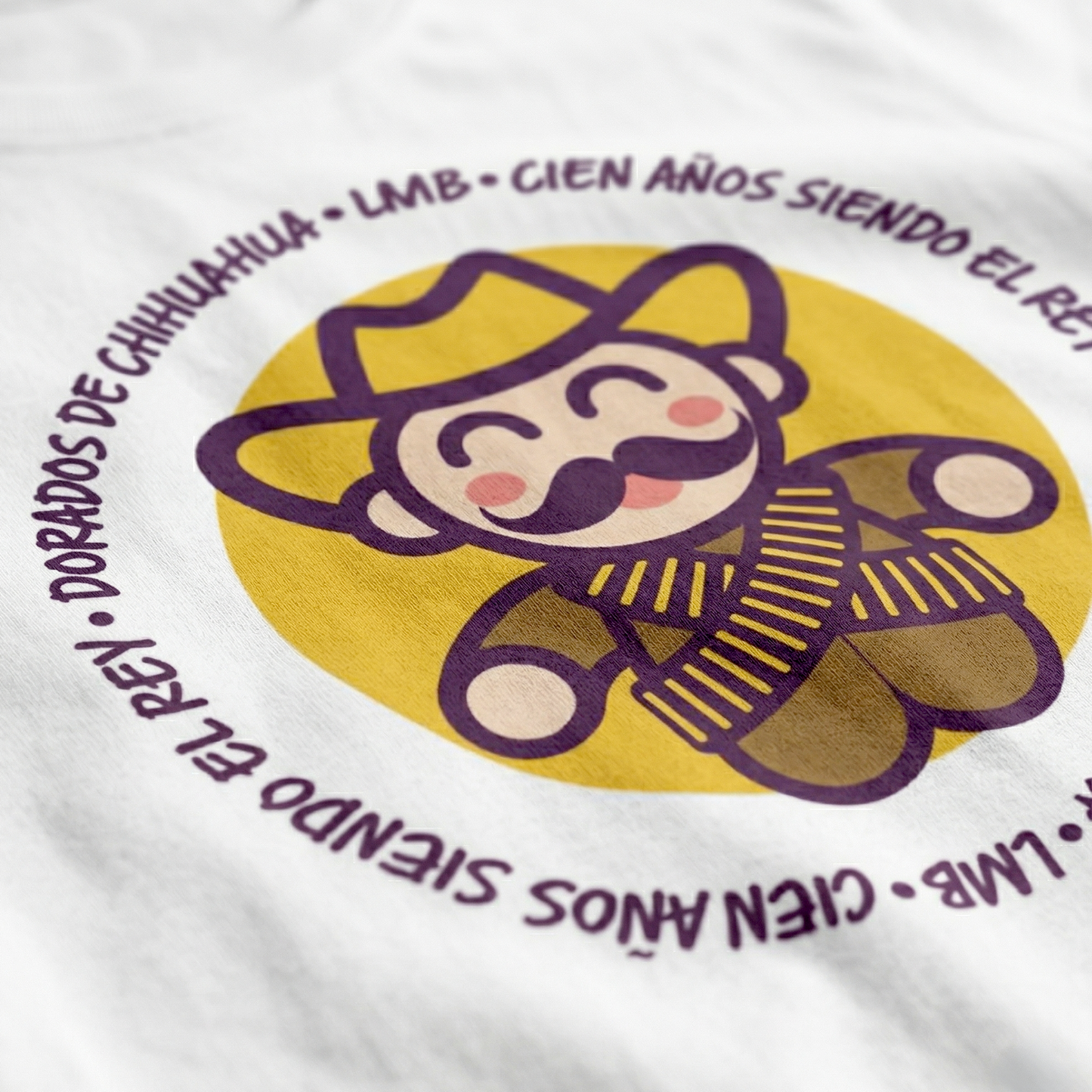 Playera Emoji Unisex  Dorados de Chihuahua: Edición LMB 100 años