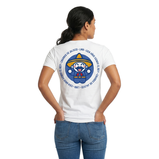 Playera Emoji Unisex Charros de Jalisco: Edición LMB 100 años