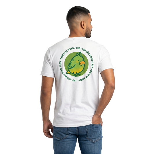 Playera Emoji Unisex  Pericos de Puebla: Edición LMB 100 años