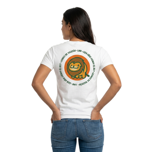 Playera Emoji Unisex  Leones de Yucatan: Edición LMB 100 años