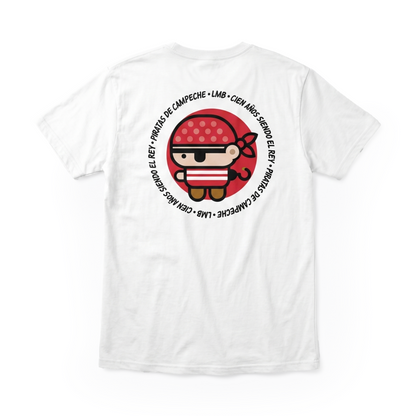 Playera Emoji Unisex  Piratas de Campeche: Edición LMB 100 años