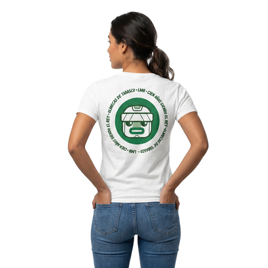 Playera Emoji Unisex Olmecas de Tabasco: Edición LMB 100 años