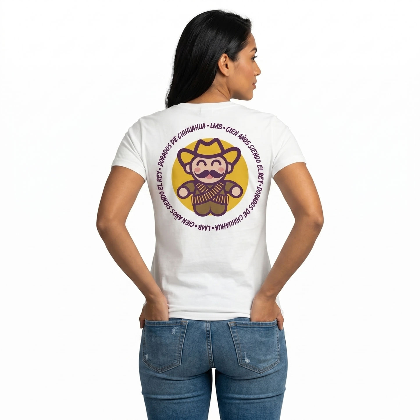 Playera Emoji Unisex  Dorados de Chihuahua: Edición LMB 100 años