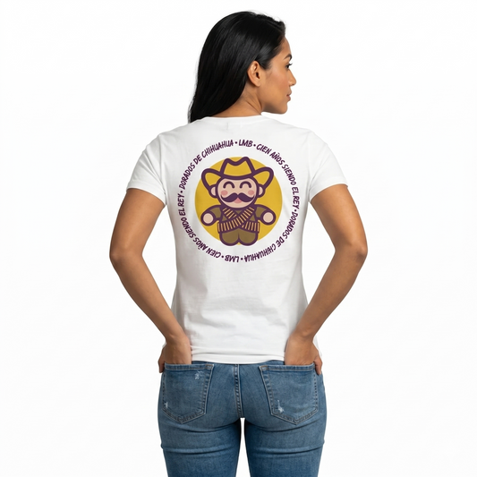 Playera Emoji Unisex  Dorados de Chihuahua: Edición LMB 100 años