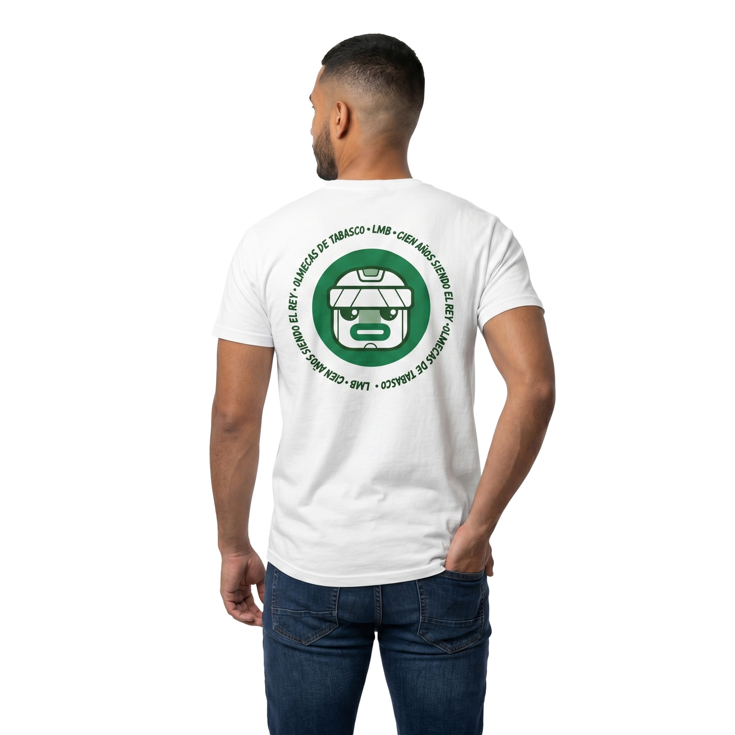 Playera Emoji Unisex Olmecas de Tabasco: Edición LMB 100 años