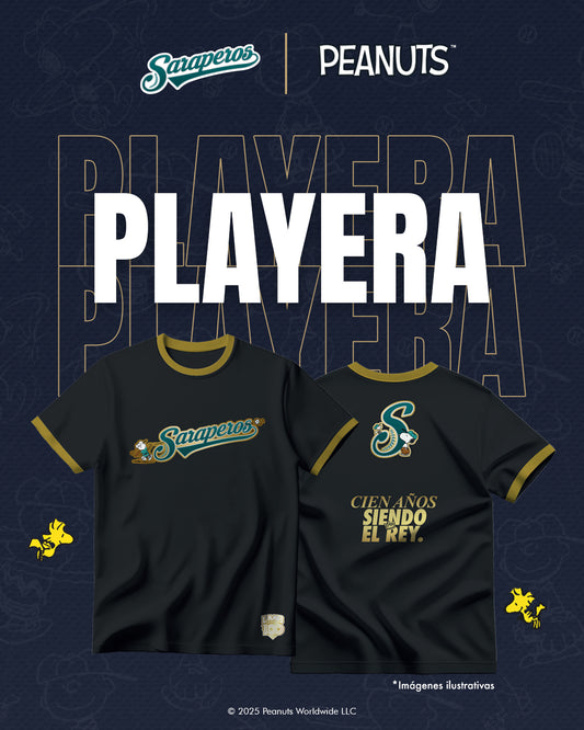 Playera Saraperos X Peanuts