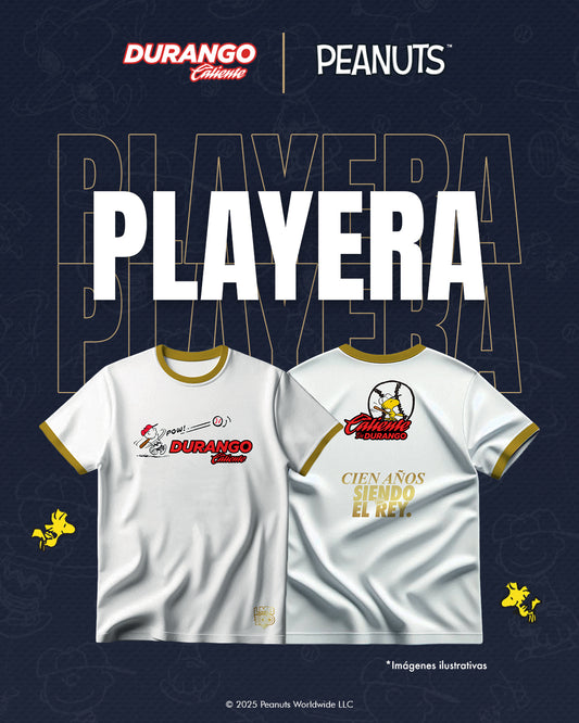 Playera Caliente X Peanuts - White