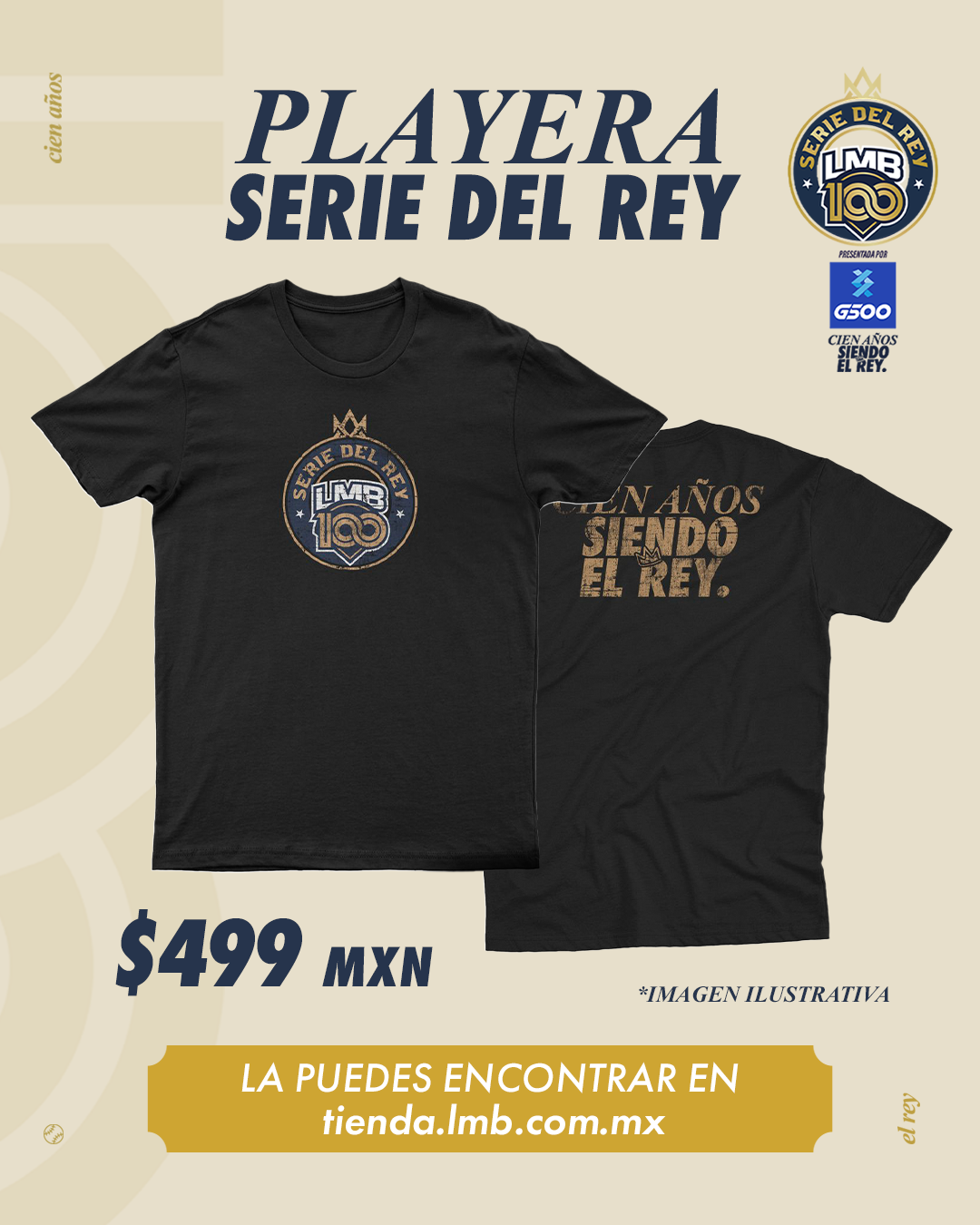 Playera Edición Serie del Rey 2025