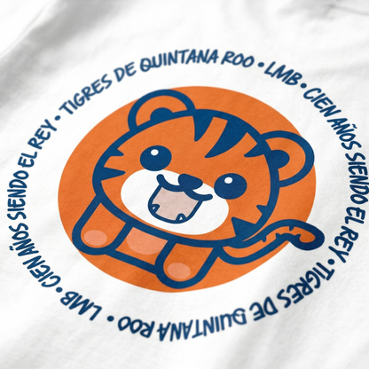Playera Emoji Unisex Tigres de Quintana Roo: Edición LMB 100 años