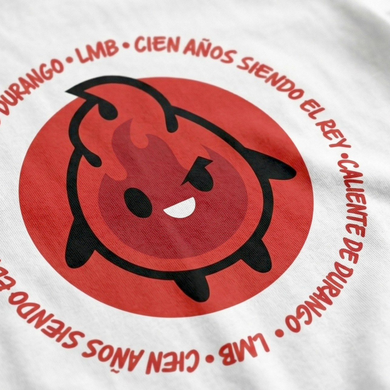 Playera Emoji Unisex Caliente de Durango: Edición LMB 100 años