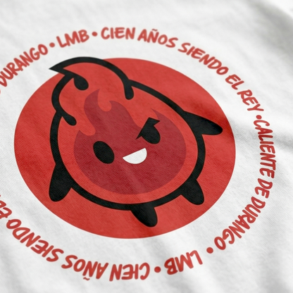 Playera Emoji Unisex Caliente de Durango: Edición LMB 100 años