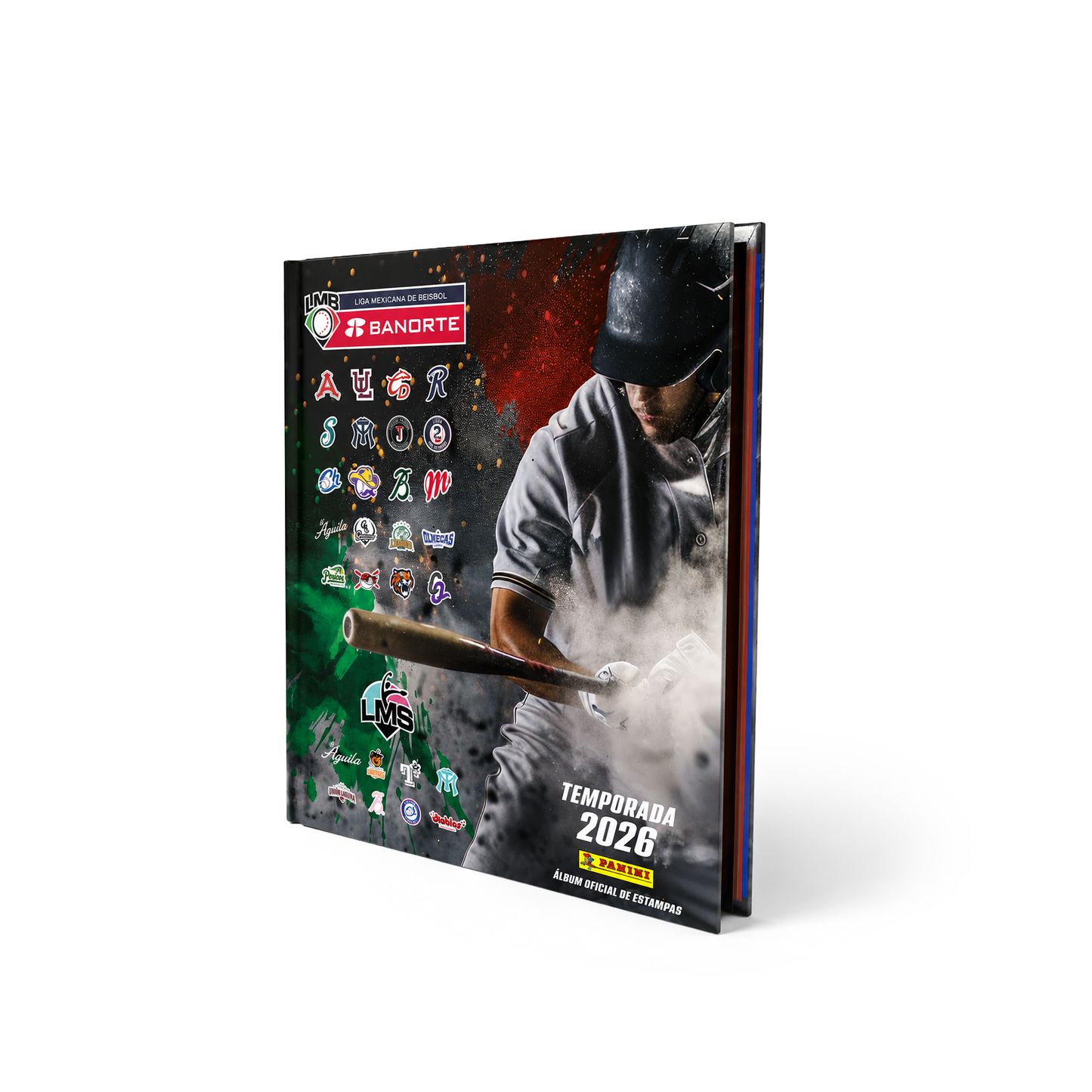 Álbum Panini 2026 LMB BANORTE Pasta Dura Oficial