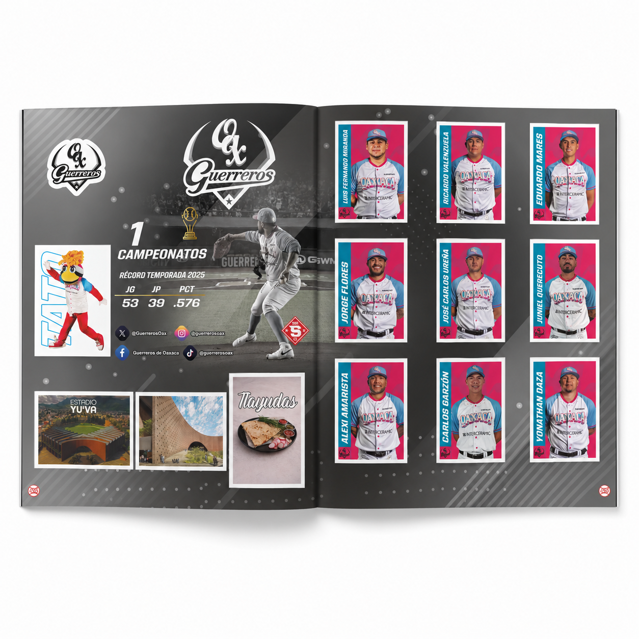 Álbum Panini 2026 LMB BANORTE Pasta Suave