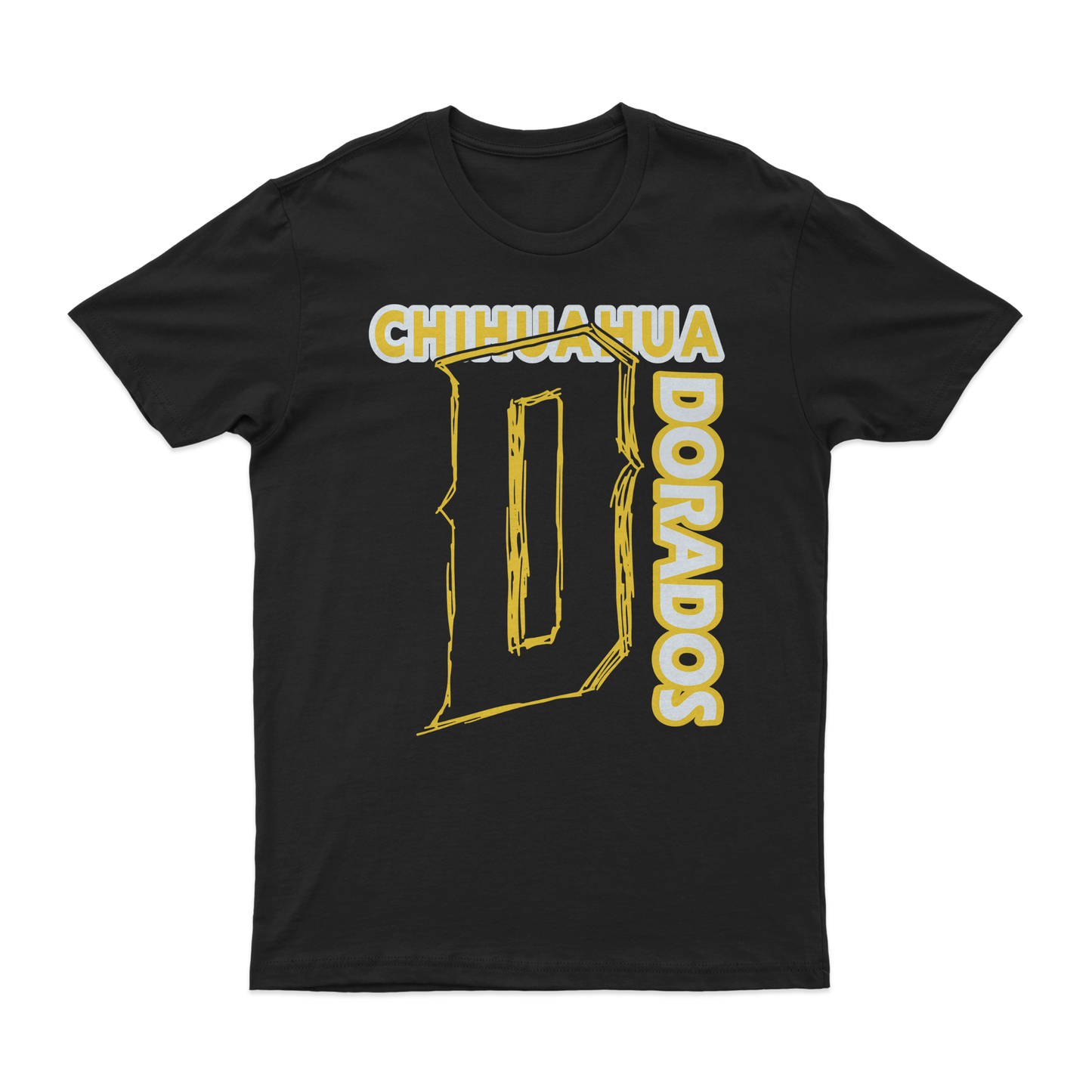 Playera Unisex Dorados de Chihuahua LMB Banorte 2026 - Colección Sketch