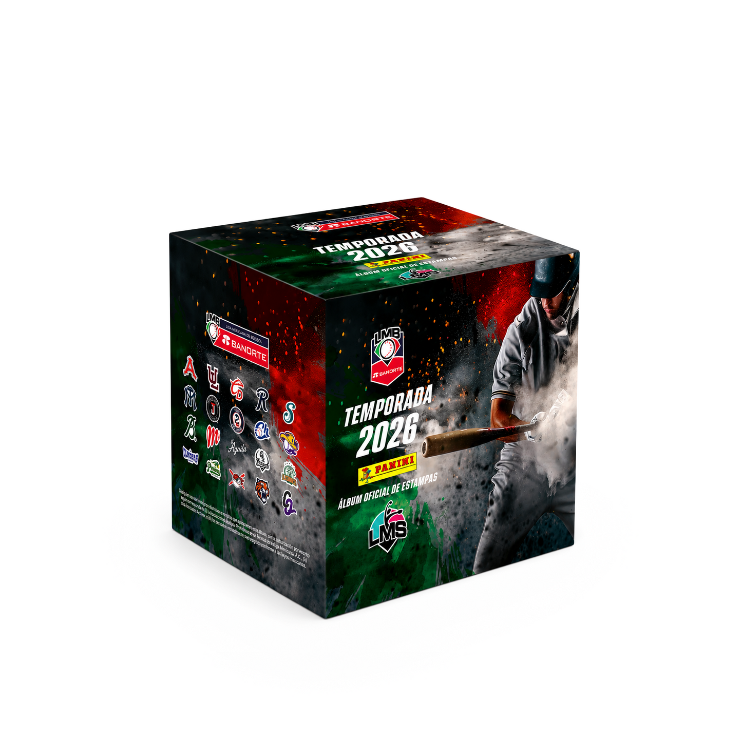 Caja de Estampas Panini 2026 LMB BANORTE - 50 sobres