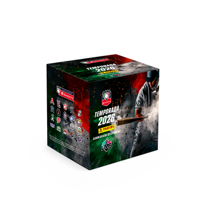 Caja de Estampas Panini 2026 LMB BANORTE - 50 sobres
