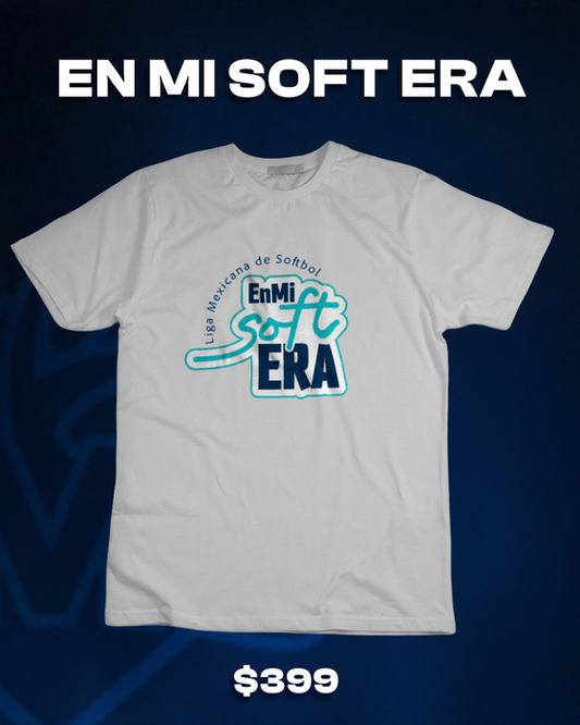 Playera Edición: En Mi Soft Era - Turquoise Blue