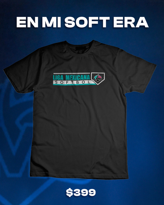 Playera Edición: Liga Mexicana de Softbol - Black